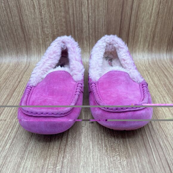 UGG Ansley Women’s Purple/Pink Slip On Loafers Slippers Moccasins Size 9 READ - Picture 4 of 9